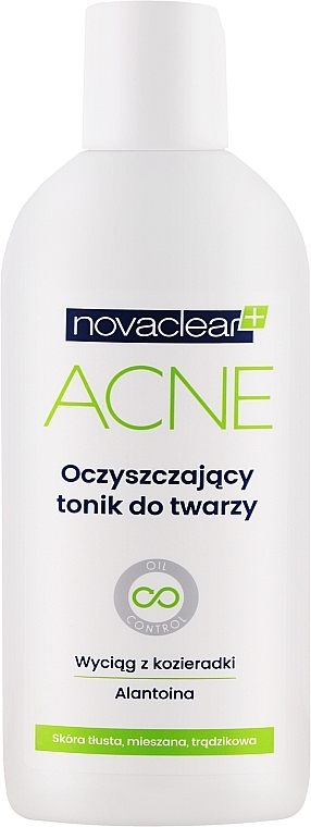 Gesichtsreinigungstonikum für fettige und zu Akne neigende und Mischhaut - Novaclear Acne Toner — Bild N1