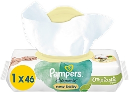 Feuchttücher für Babys 46 St. - Pampers New Baby Harmonie Body Wipes — Bild N1