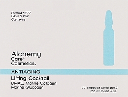 Düfte, Parfümerie und Kosmetik Ampullen für das Gesicht - Alchemy Antiaging Care Lifting Cocktail