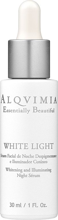Aufhellendes Gesichtsserum für die Nacht - Alqvimia Serum White Light — Bild N1