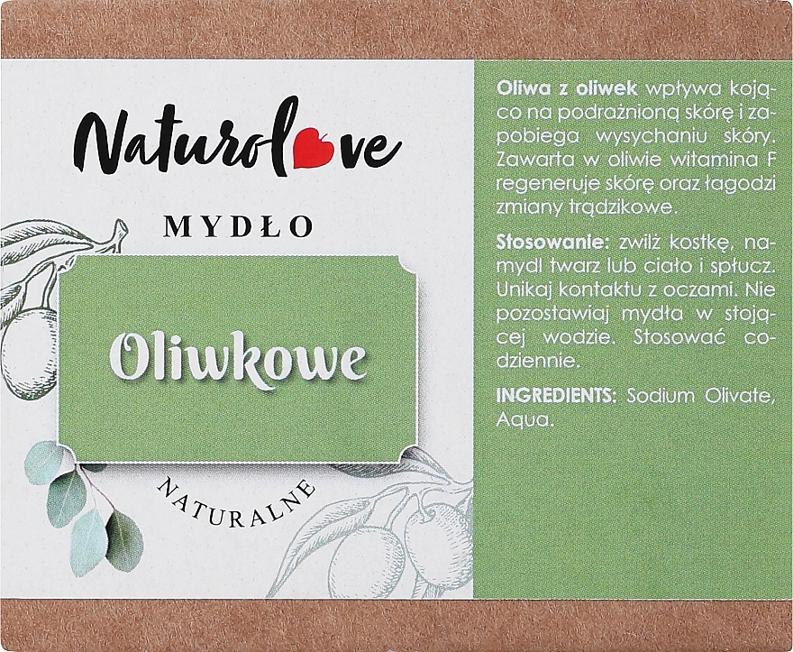 Natürliche Olivenseife - Naturolove Natural Soap — Bild N1