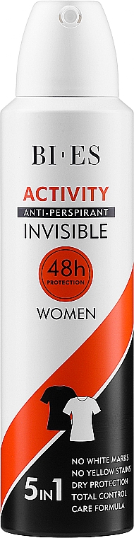Deospray Antitranspirant - Bi-Es Woman Activity Anti-Perspirant Invisible — Bild N1