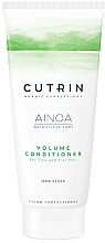 Düfte, Parfümerie und Kosmetik Volumen-Conditioner für dünnes Haar - Cutrin Ainoa Volume Conditioner