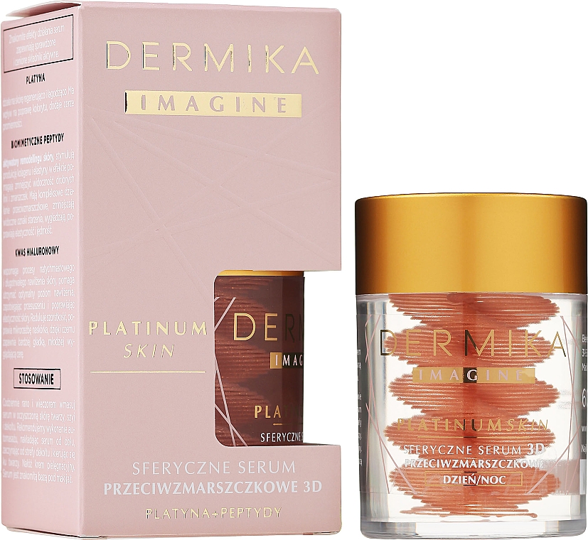 Serum gegen Falten - Dermika Imagine Platinum Skin Sferyczne Serum — Bild N1