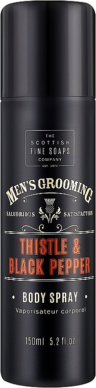 Scottish Fine Soaps Men’s Grooming Thistle & Black Pepper - Körperspray — Bild N1