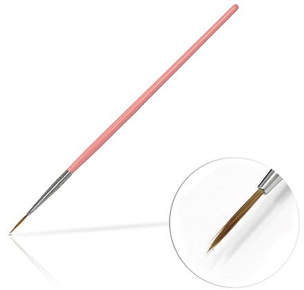 Nageldekoration-Pinsel 10 mm Pink - Silcare Brush 02