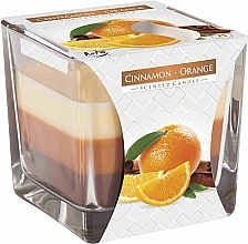 Duftende dreischichtige Kerze im Glas Zimt und Orange - Bispol Scented Candle Cinnamon & Orange — Bild N2