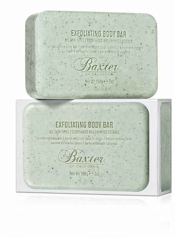 Seife für alle Hauttypen mit Zedernholz - Baxter of California Exfoliating Body Bar — Bild N1