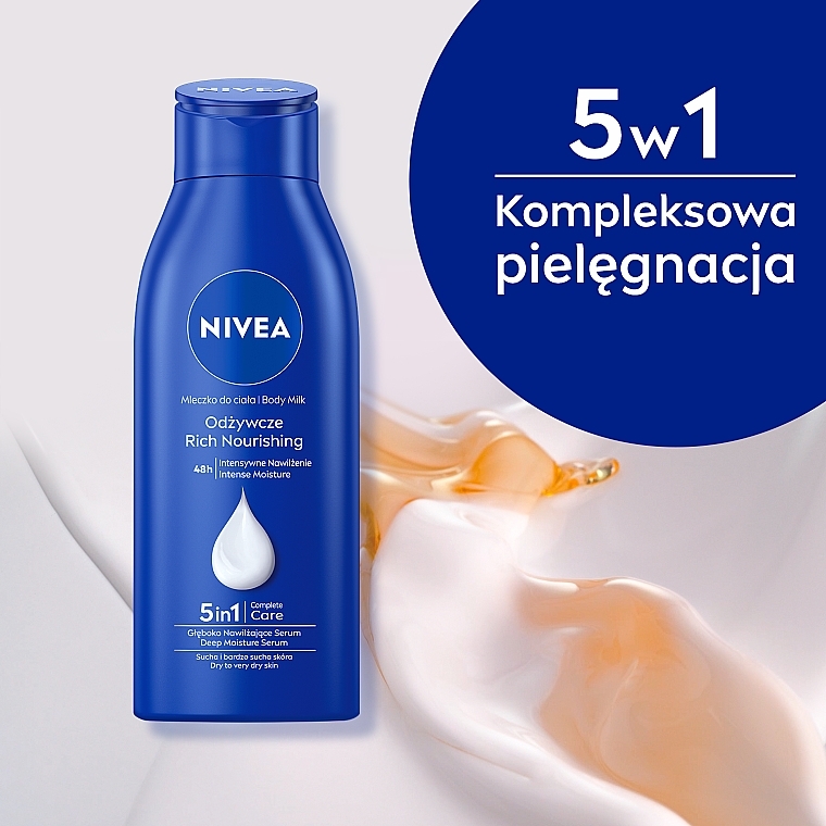 Pflegende und feuchtigkeitsspendende Körpermilch mit Vitamin E - NIVEA Nourishing Body Milk — Foto N3