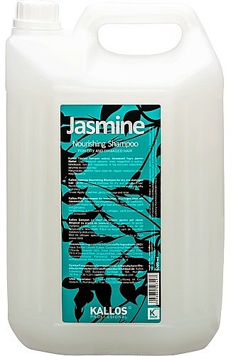 Pflegendes Shampoo für trockenes und geschädigtes Haar - Kallos Cosmetics Jasmine Nourishing Shampoo