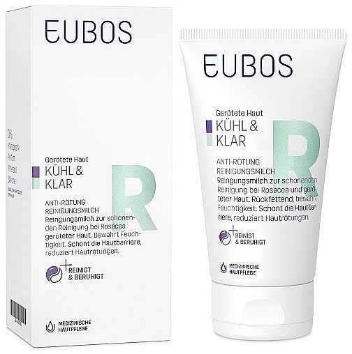 Reinigendes Gesichtswasser - Eubos Med Cool & Calm Redness Relieving Cream Cleanser — Bild N1