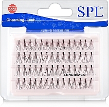 Bündel künstliche Wimpern EE-3, 56 Stück, lang - SPL Individual Lashes Long Black — Bild N1