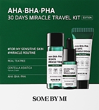Set - Some By Mi AHA BHA PHA 30 Days Miracle Travel Kit (ton/30ml + ser/10ml + f/cr/20g) — Bild N1