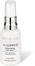 Düfte, Parfümerie und Kosmetik Hochkonzentriertes regenerierendes und korrigierendes Serum mit 0,16 % Retinal und Phosphoceramid-Komplex - Sensum Mare Algopro R Supreme Retinal Night Serum