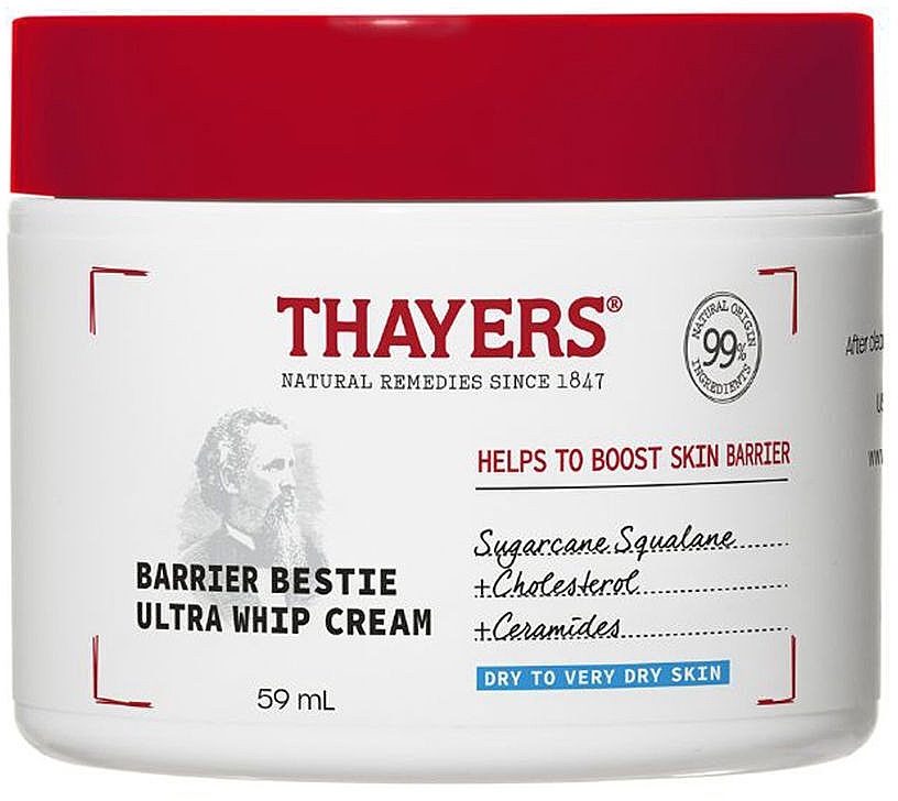 Gesichtscreme für trockene und sehr trockene Haut - Thayers Barrier Bestie Ultra Whip Cream — Bild N1