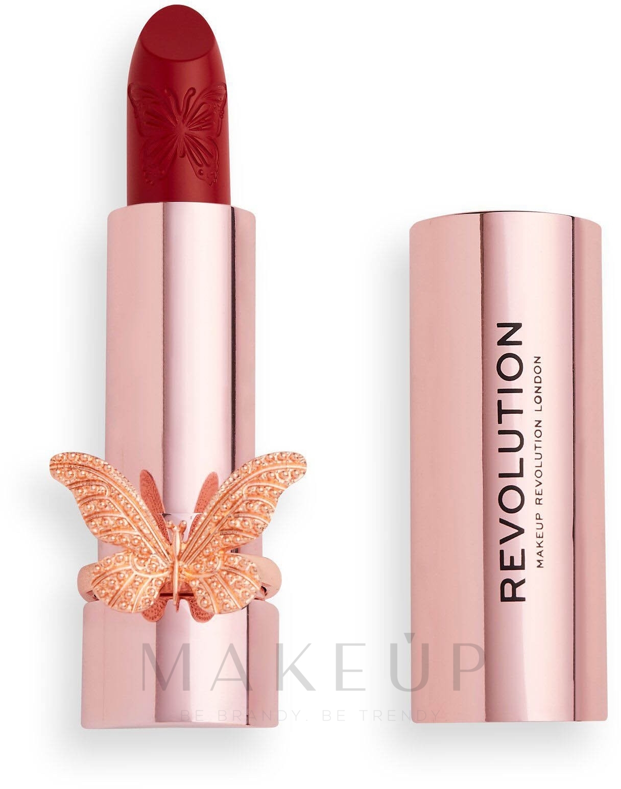 Lippenstift - Makeup Revolution Precious Glamour Butterfly Velvet Lipstick — Bild So Hollywood