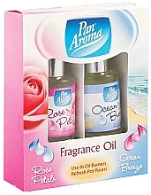 Duftölset - Pan Aroma Fragrance Oil Rose Petals & Ocean Breeze (Duftöl 2x10ml)  — Bild N1