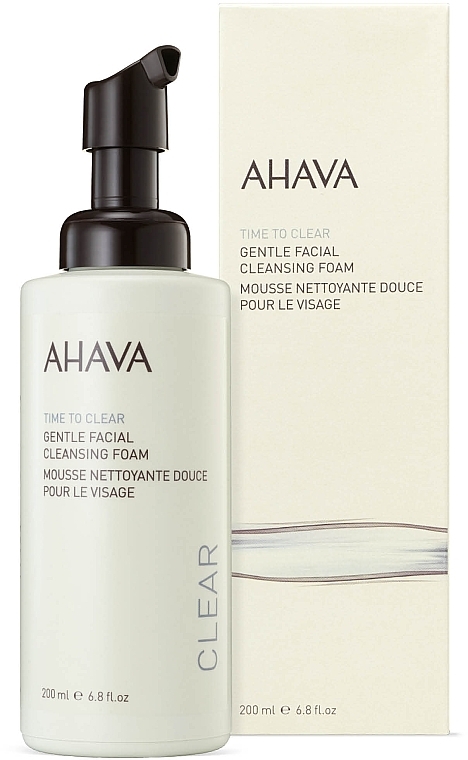 Gesichtsreinigungsschaum für alle Hauttypen - Ahava Time to Clear Gentle Facial Cleansing Foam — Bild N2