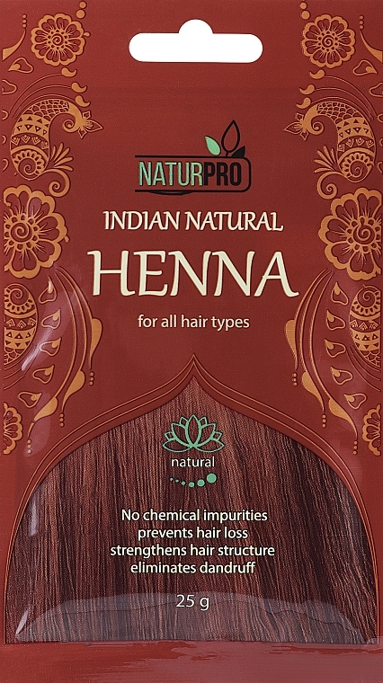 Indisches natürliches Henna für Haare - NaturPro — Bild N1