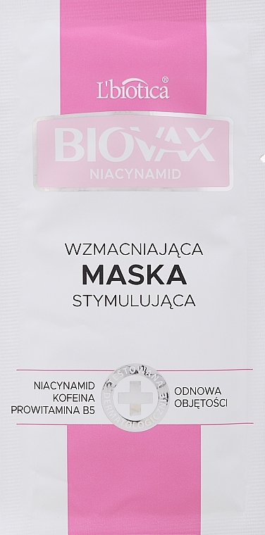 Straffende und stimulierende Kopfhautmaske - Biovax Niacynamid Travel Size — Bild N3