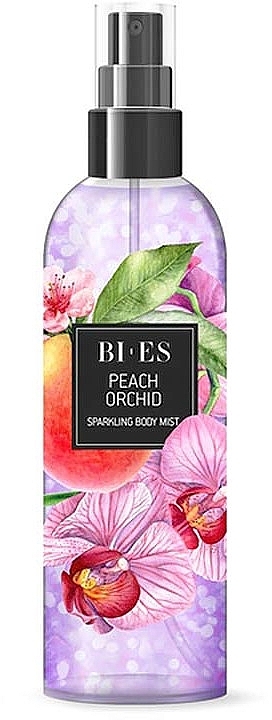 Körperspray Pfirsich und Orchidee - Bi-Es Peach & Orchid Sparkling Body Mist — Bild N1