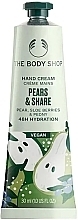 Handcreme Birne - The Body Shop Pears & Share Hand Cream  — Bild N1