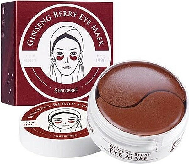 Tonisierende Hydrogel-Augenpatches mit Ginseng-Extrakt - Shangpree Ginseng Berry Eye Mask — Bild N1