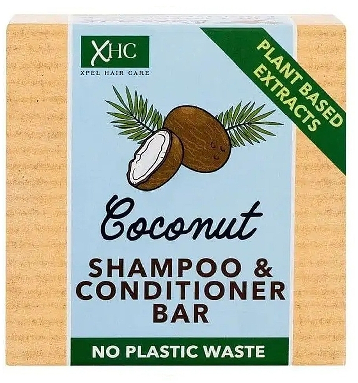 Fester Shampoo-Conditioner - Xpel Marketing Ltd Coconut Shampoo & Conditioner Bar — Bild N1
