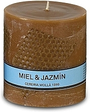 Cereria Molla Asturias Honey & Jasmine Scented Candle  - Duftkerze 8 x 8 cm  — Bild N1