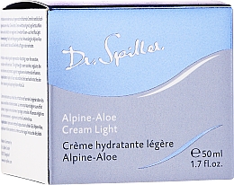 Leichte Gesichtscreme mit Aloeextrakt - Dr. Spiller Alpine-Aloe Cream Light — Bild N1