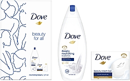 Körperpflegeset - Dove Nourishing Beauty Gift Set (Duschgel 250ml + Seife 100g) — Bild N3