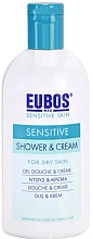 Duschcreme für trockene Haut - Eubos Med Sensitive Skin Shower & Cream For Dry Skin — Bild N1
