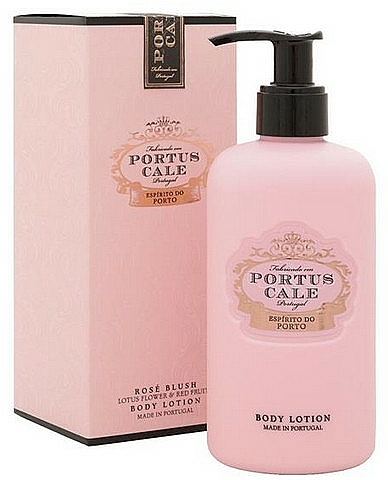 Feuchtigkeitsspendende und pflegende Körperlotion mit roten Früchten und Lotusblumenduft - Portus Cale Rose Blush — Bild N1