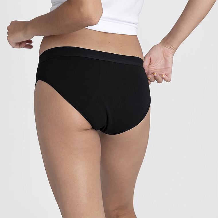 Menstruationshöschen schwarz - Platanomelon Kiwitas Classic Sporty Menstrual Panties — Bild N3