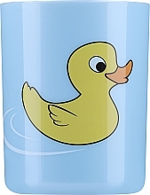 Düfte, Parfümerie und Kosmetik Zahnputzbecher für Kinder 6022 blau mit Ente - Donegal