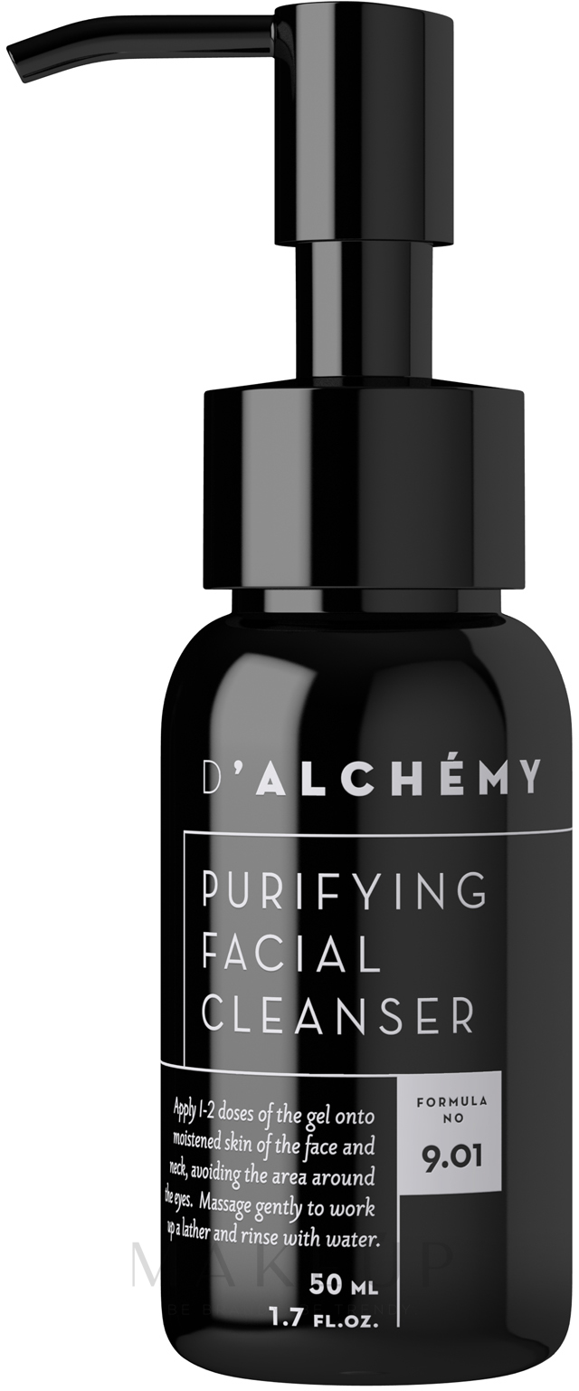 Gesichtsreinigungsgel - D'Alchemy Puryfying Facial Cleanser — Bild 50 ml