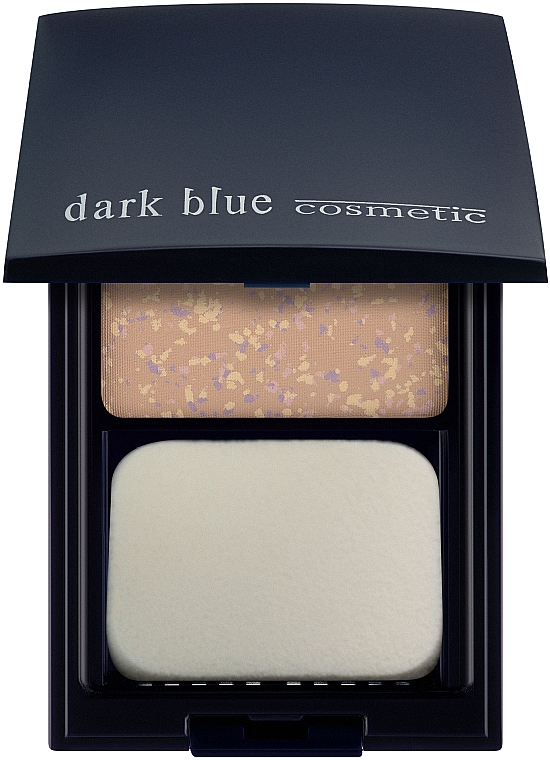 Kompaktpuder mit Spiegel - Dark Blue Cosmetics Scultorio Fix Powder + Foundation — Bild N1