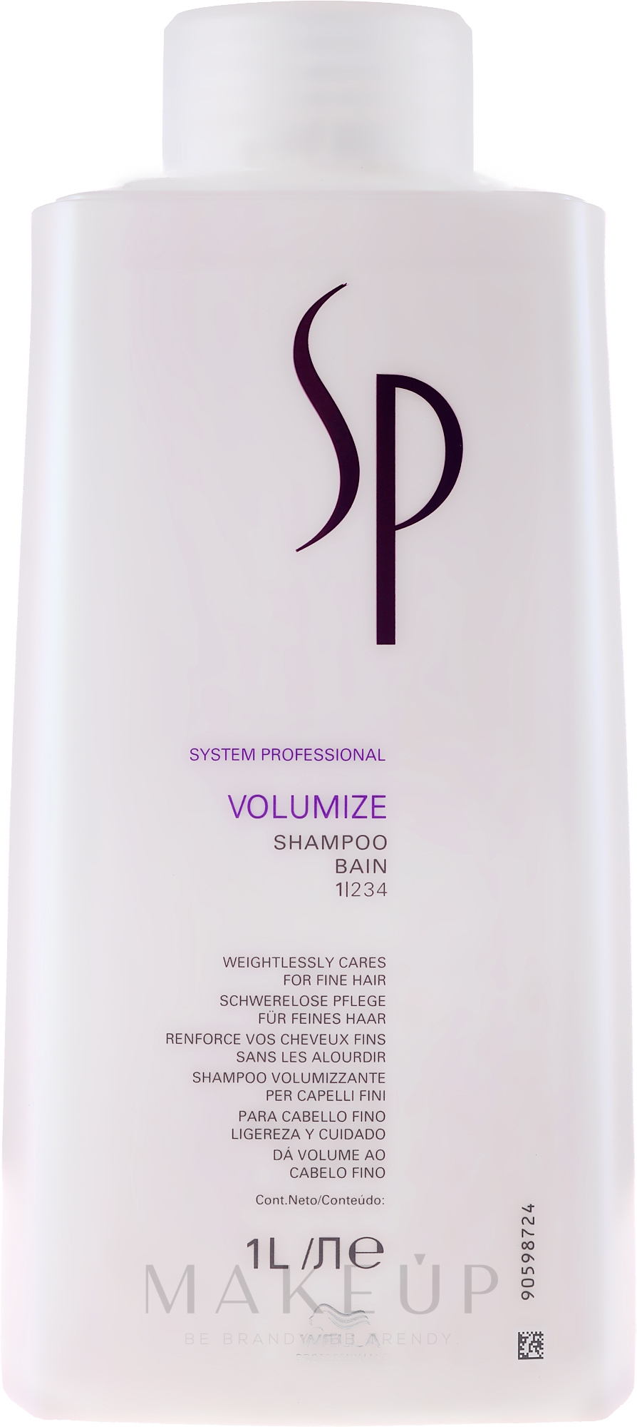 Volumen-Shampoo für feines Haar - Wella Professionals Wella SP Volumize Shampoo — Foto 1000 ml