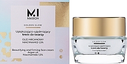 Gesichtscreme - Mi Marion Golden Glow Beautifying And Firming Face Cream Argan Oil Niacinamide 1.5%  — Bild N1