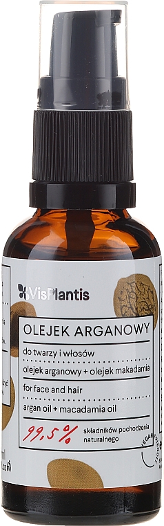 Arganöl für trockenes und geschädigtes Haar - Vis Plantis Argan Oil For Hair — Foto N5