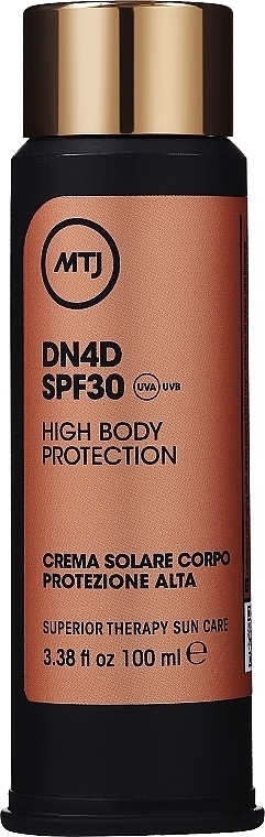 Sonnenschutzcreme für den Körper SPF30 - MTJ Cosmetics Superior Therapy Sun Care DN4D Body Cream SPF30 — Bild 100 ml