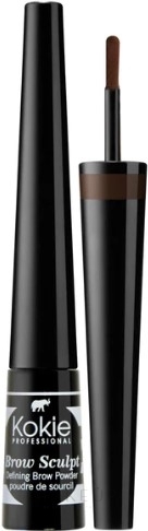 Augenbrauenpuder - Kokie Professional Brow Sculpt Defining Brow Powder — Bild Brunette