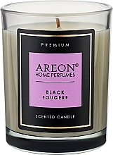 Duftkerze - Areon Home Perfumes Premium Black Fougere Scented Candle  — Bild N1