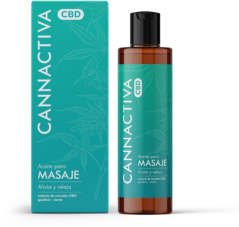 Massageöl - Cannactiva CBD Massage Oil — Bild N2