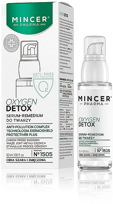 Gesichtsserum - Mincer Pharma Oxygen Detox N°1505 Serum-Remedium Anti-Radical — Bild N1