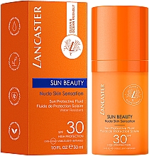 Sonnenschutz-Gesichtsfluid - Lancaster Sun Beauty Nude Skin Sensation Sun Protective Fluid SPF30 — Bild N2