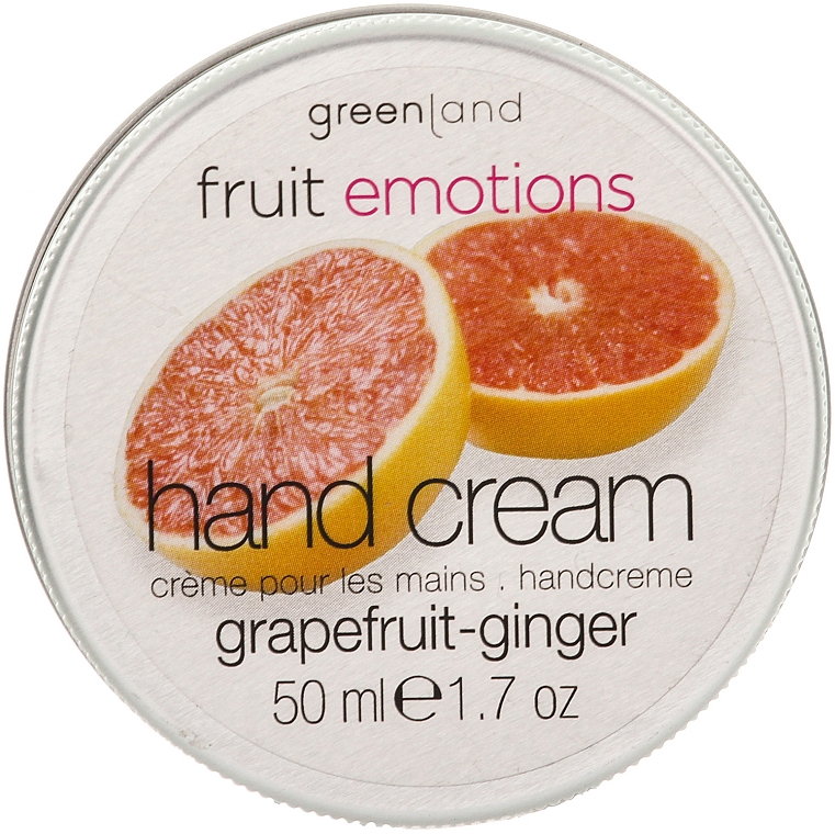Feuchtigkeitsspendende Handcreme Grapefruit & Ingwer - Greenland Fruit Emotion Hand Cream