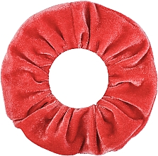 Scrunchie-Haargummi Koralle Velour Classic - MAKEUP Hair Accessories — Bild N2
