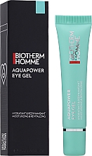 Kühlendes und abschwellendes Augengel - Biotherm Homme Aquapower Eye De-Puffer — Bild N2