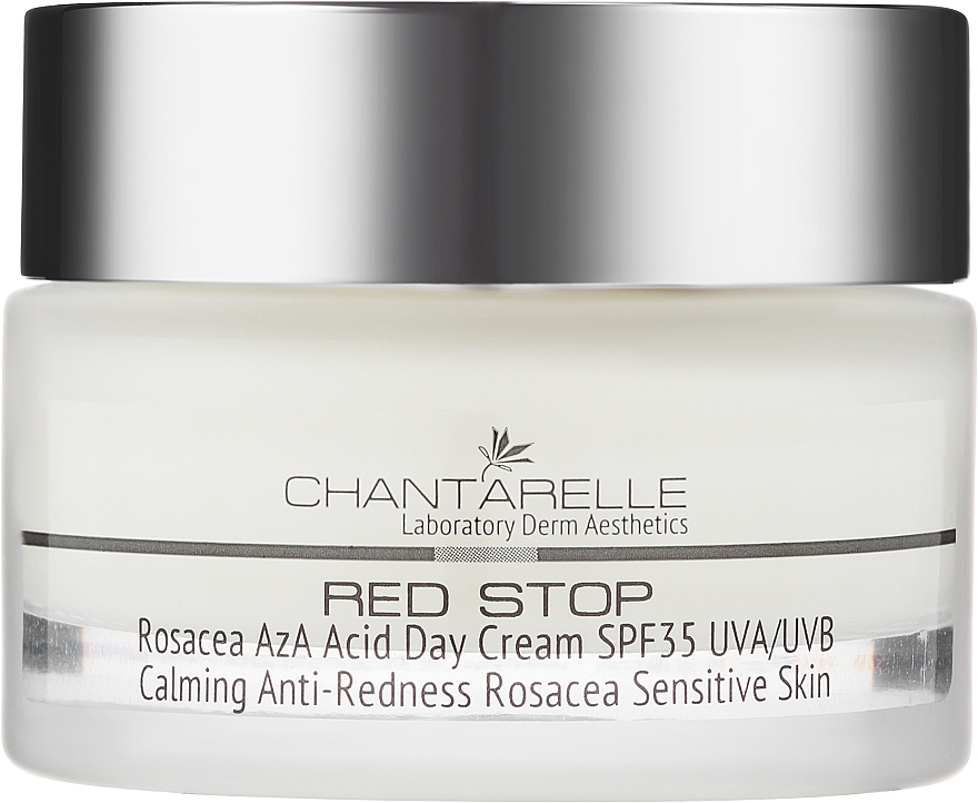 Beruhigende Tagescreme gegen Rötungen und Rosazea mit Azelainsäure - Chantarelle Rosacea AzA Acid Day Cream — Bild N2